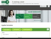 Tablet Screenshot of immo1.hu